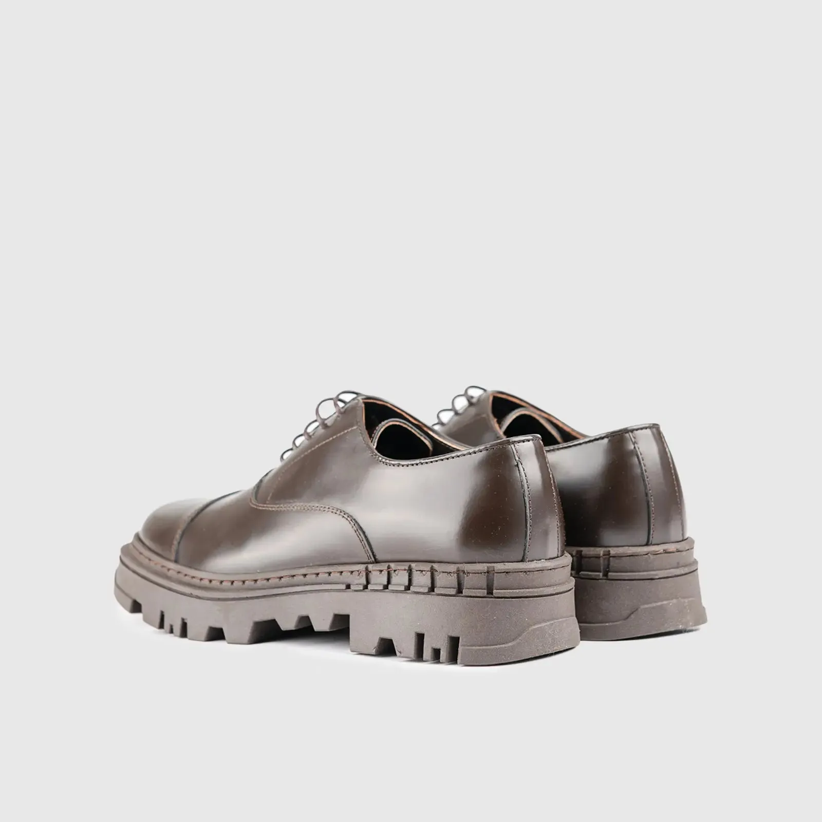 Chunky Sole Oxfords Brown 3308