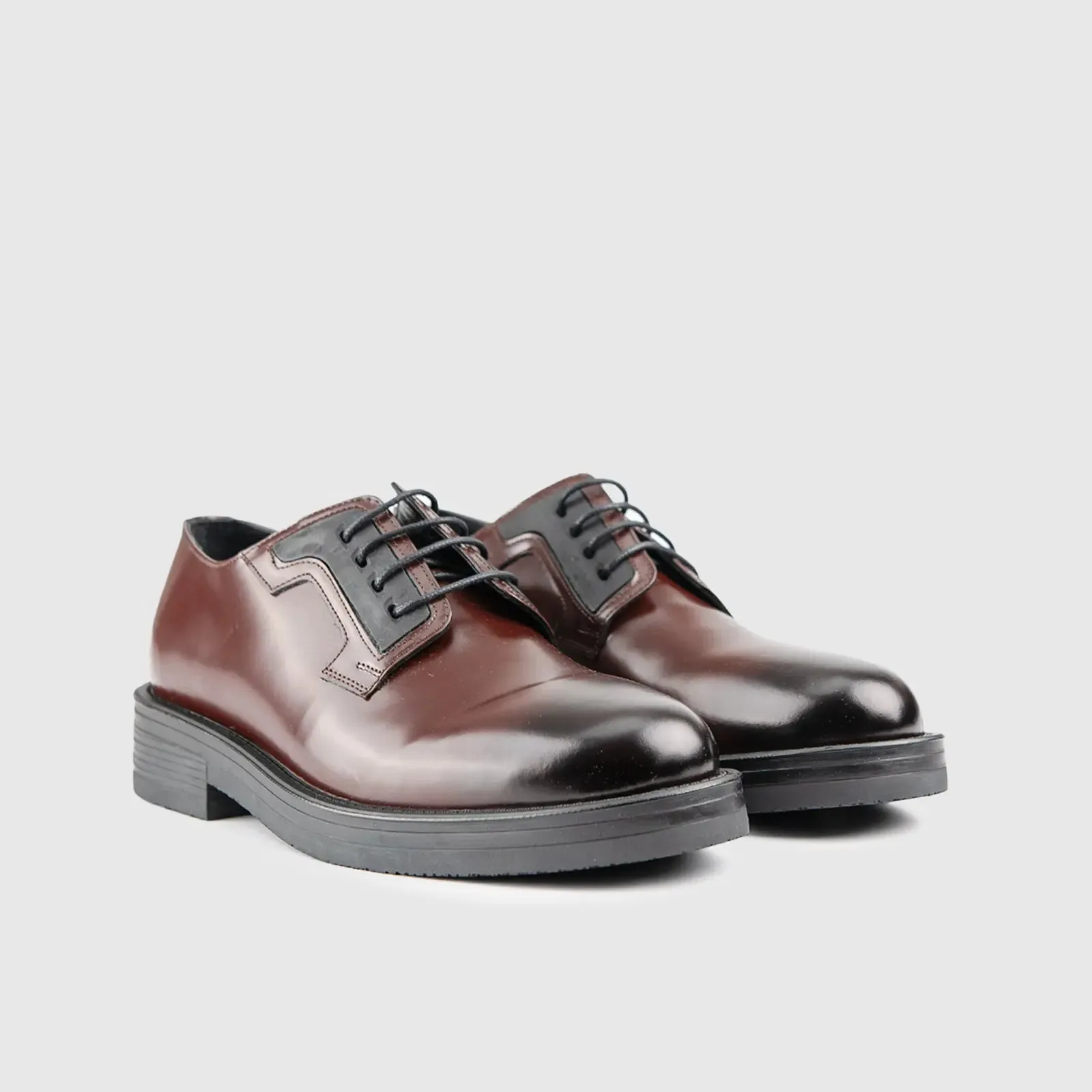 Chunky Sole Oxfords Burgandy 1806