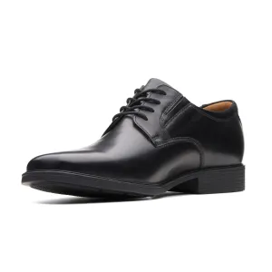 Clarks Men's Tilden Plain Black Oxford Shoes