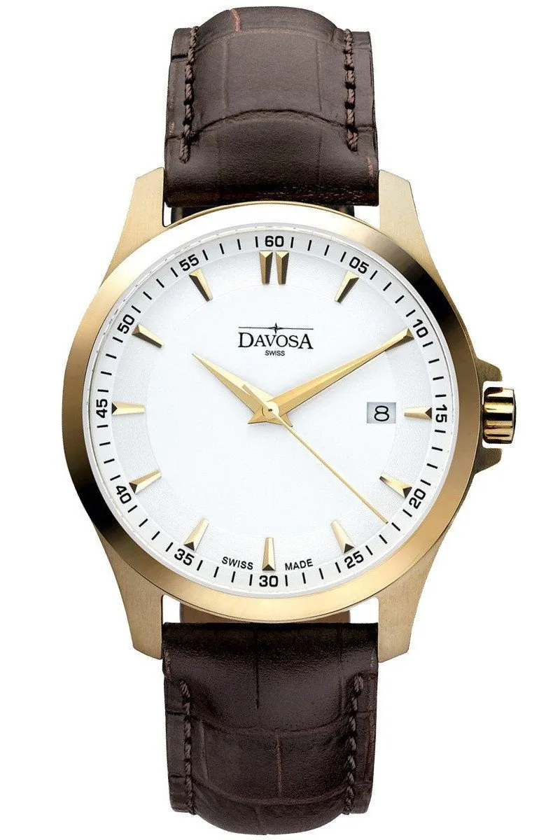 Classic Quartz Swiss-Made White Gold Executive Watch 16246715