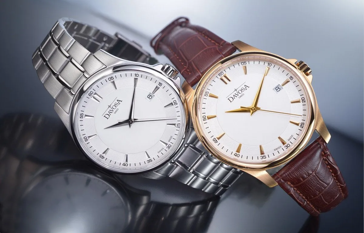 Classic Quartz Swiss-Made White Gold Executive Watch 16246715