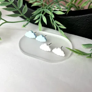 Cloud Stud Earrings