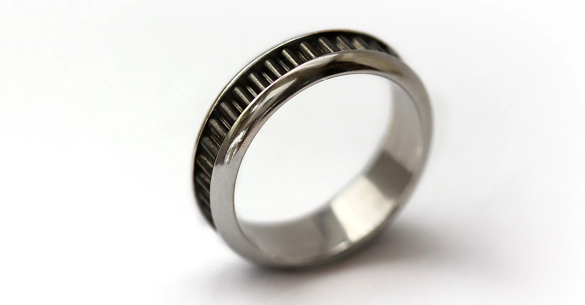 Coil- black promise rings for couples