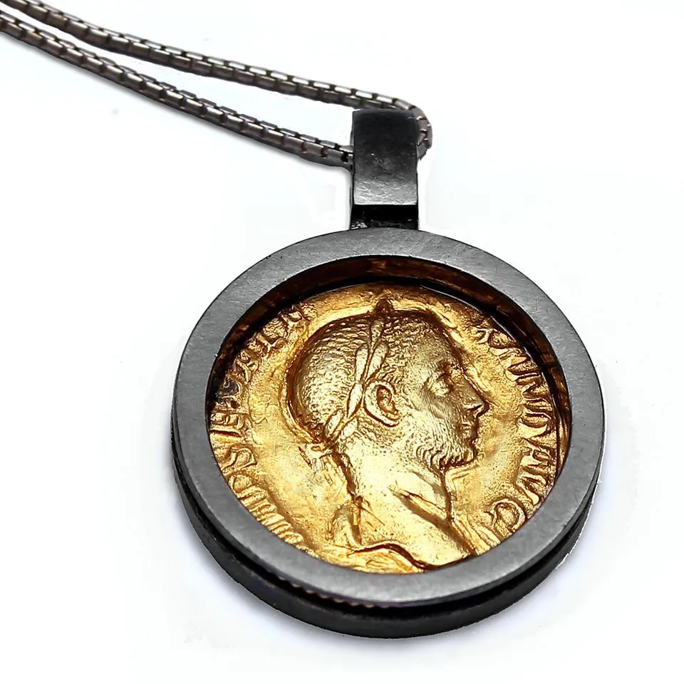 Coin and jewelry - Roman coin jewelry