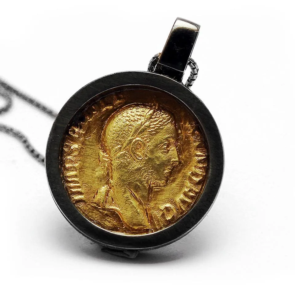 Coin and jewelry - Roman coin jewelry