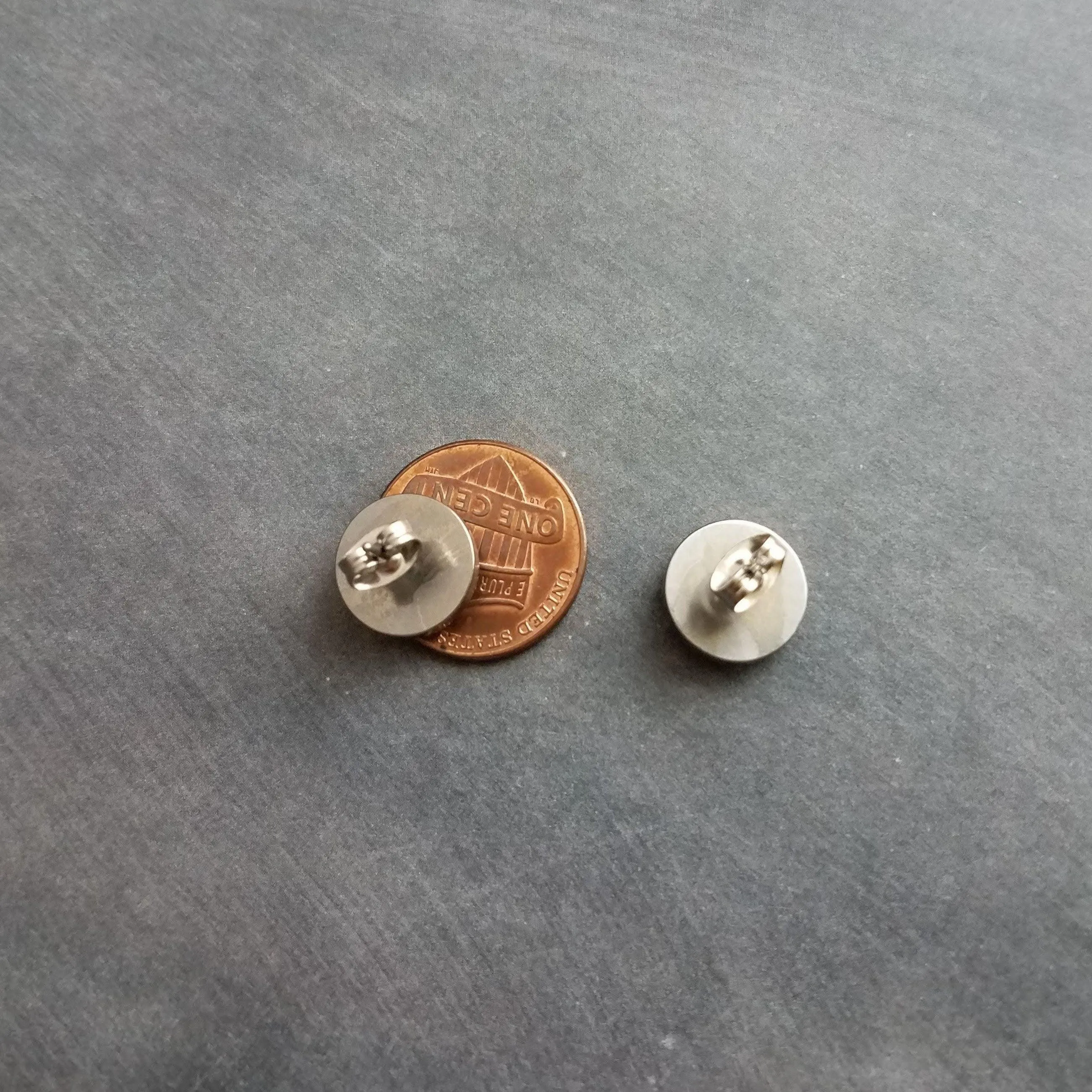 Colorful Stud Earrings, bright color earring, stainless steel earring, hypoallergenic, chevron earring zig zag earring round rainbow earring