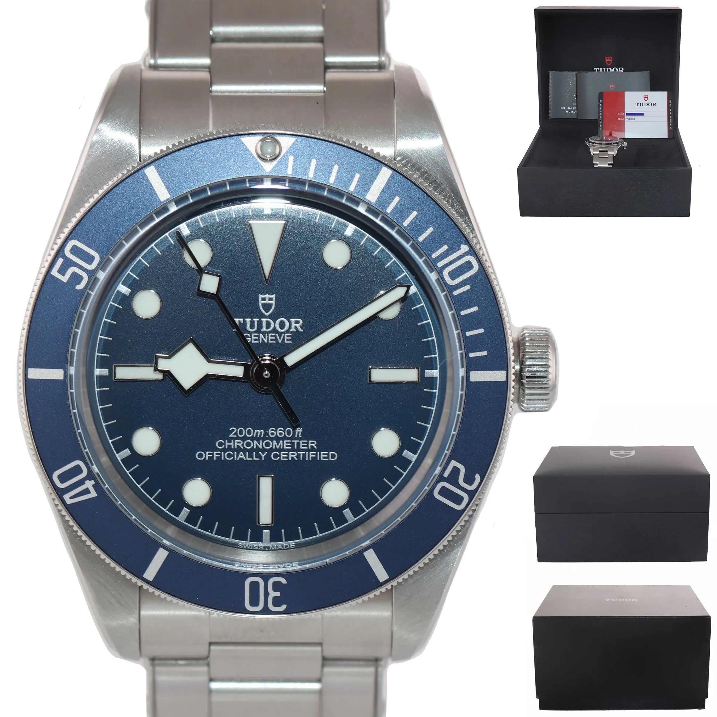 Copy of PAPERS Tudor Black Bay Fifty Eight 58 BLUE Stainless Steel Watch 79030B