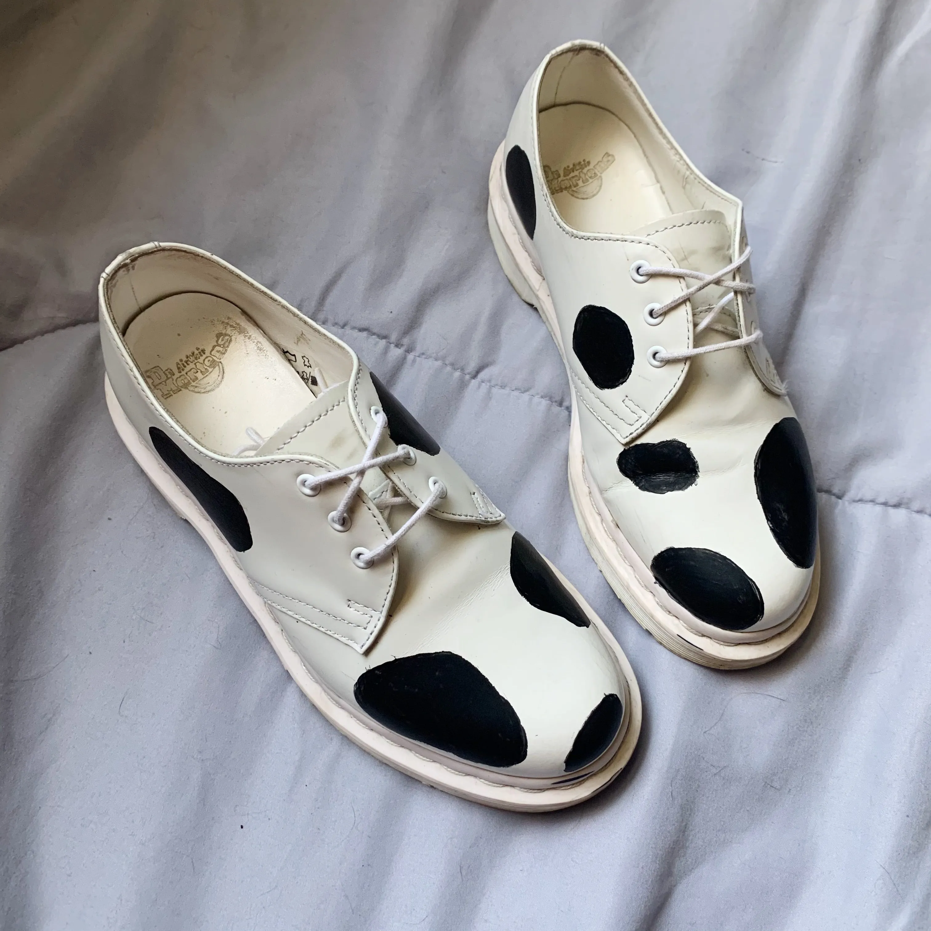 Cow Print Dr. Marten's Oxfords