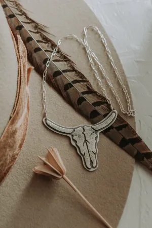 Cow Skull Necklace