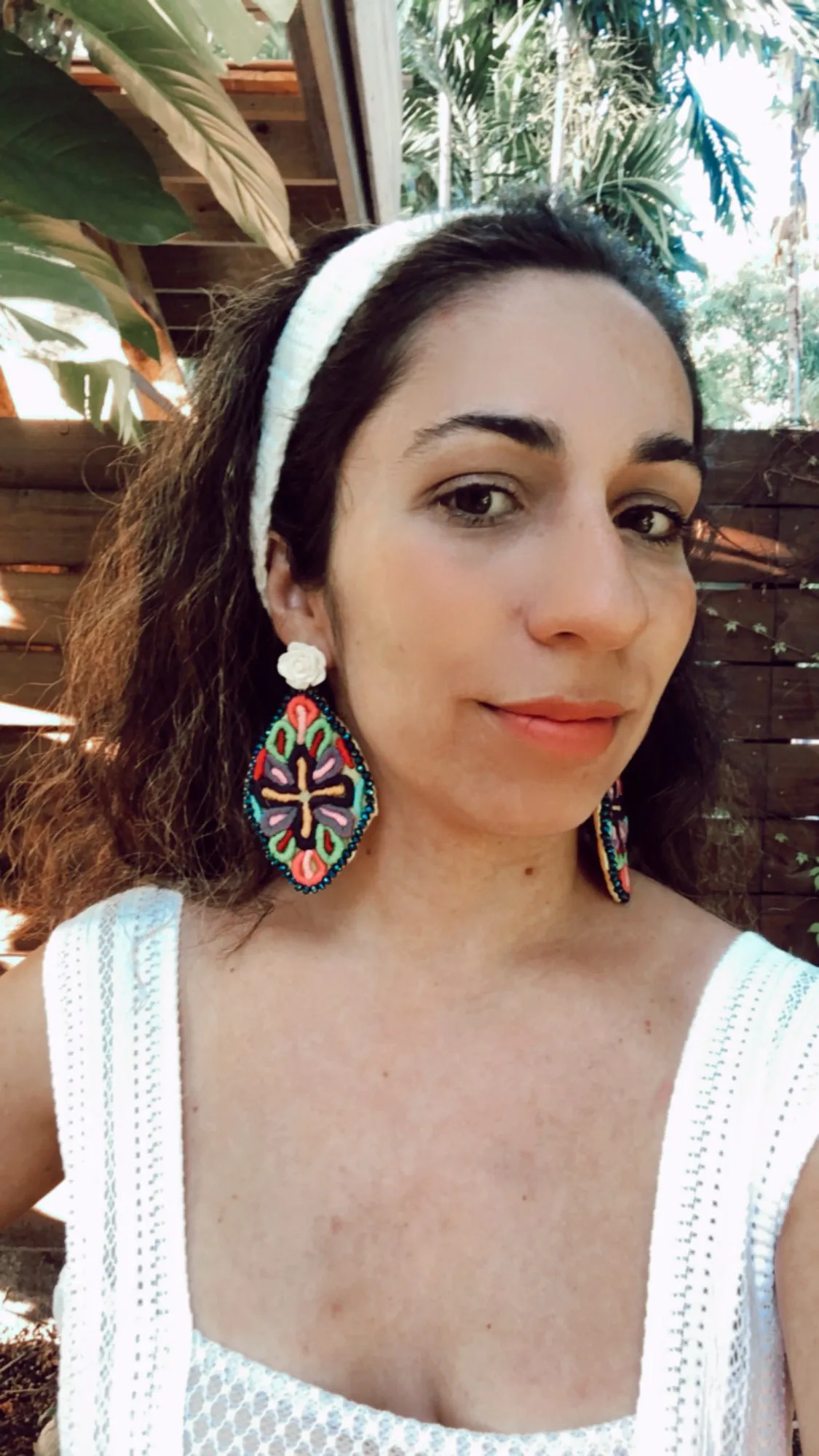 Cross Statement Earrings