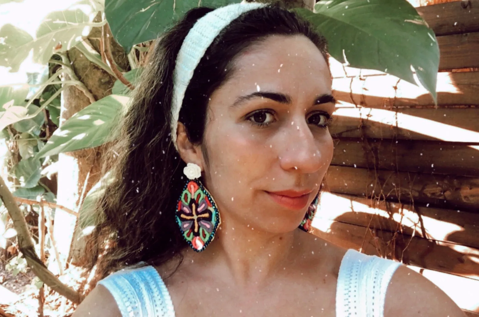Cross Statement Earrings