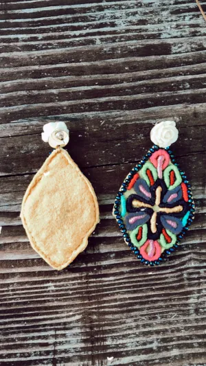Cross Statement Earrings