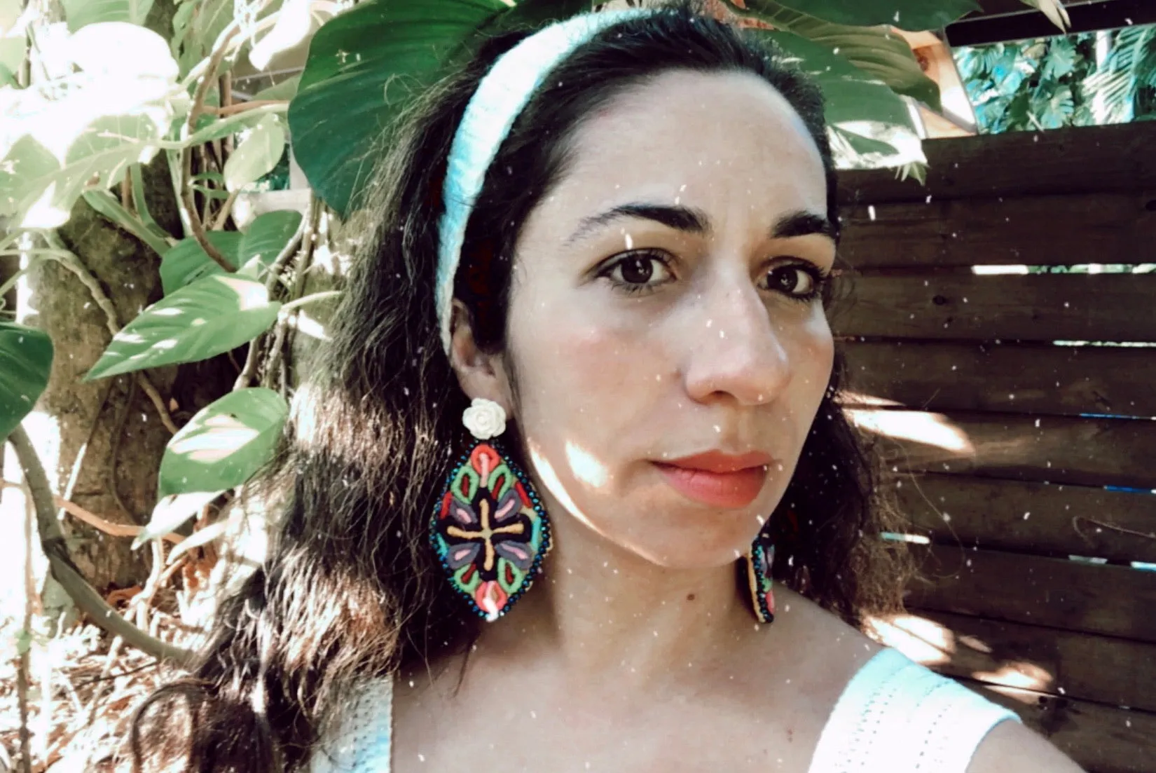 Cross Statement Earrings