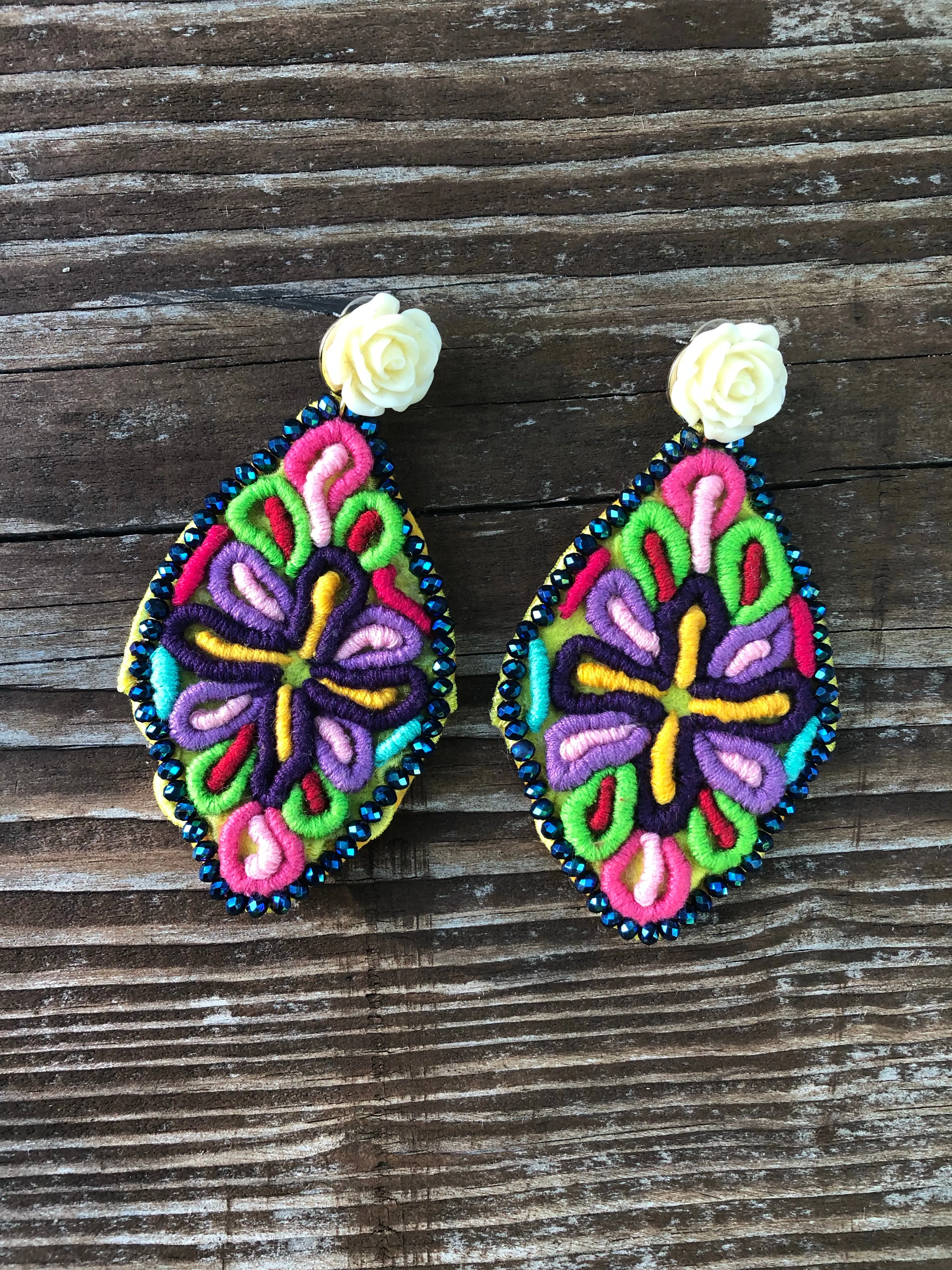 Cross Statement Earrings