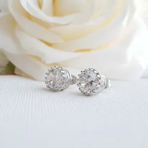 Crown Stud Earrings Liz