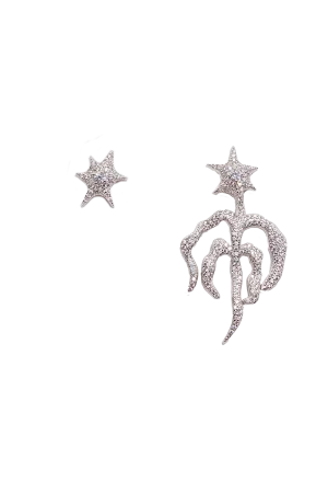CRYSTAL STARBURST MIX EARRING