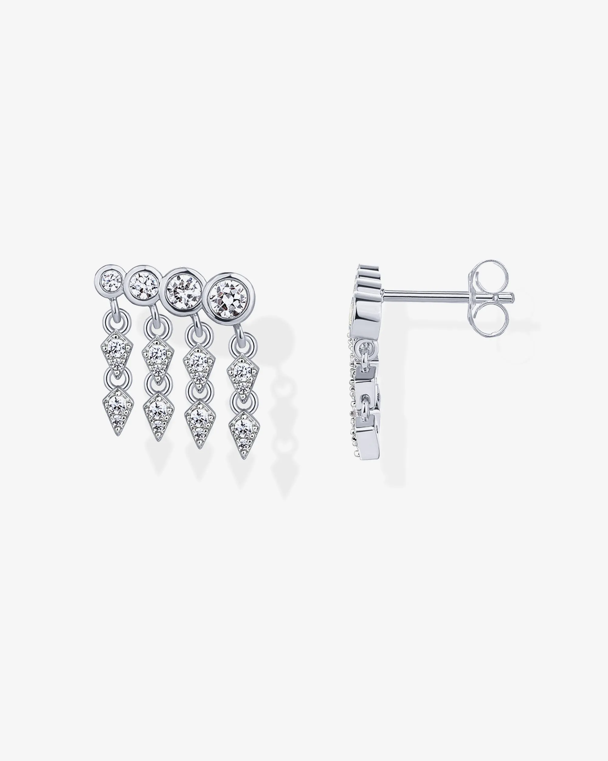 Cubic Zirconia Dangle Crawler