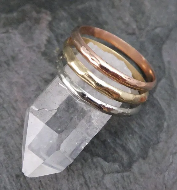 Custom Wedding band 14k or 18k gold white yellow or rose gold textured wedding ring byAngeline Recycled gold C100_3mm