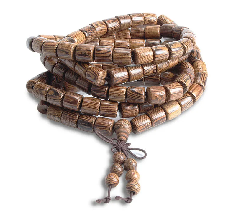 Cylinder Wooden Necklace