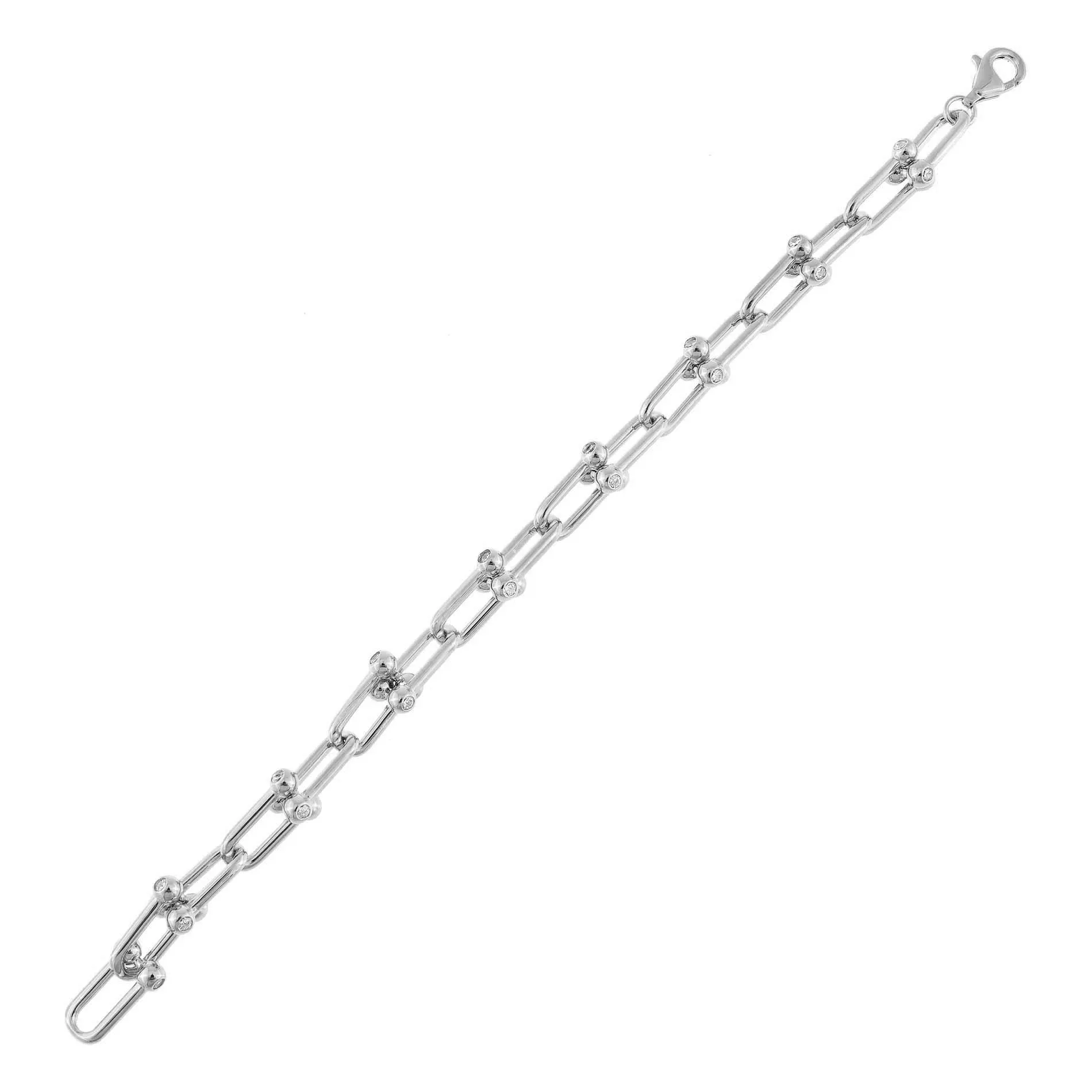 CZ U Chain Link Bracelet