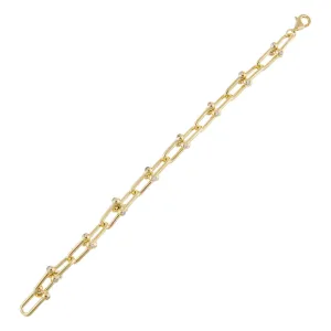 CZ U Chain Link Bracelet