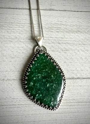Dark Green Aventurine Pendant