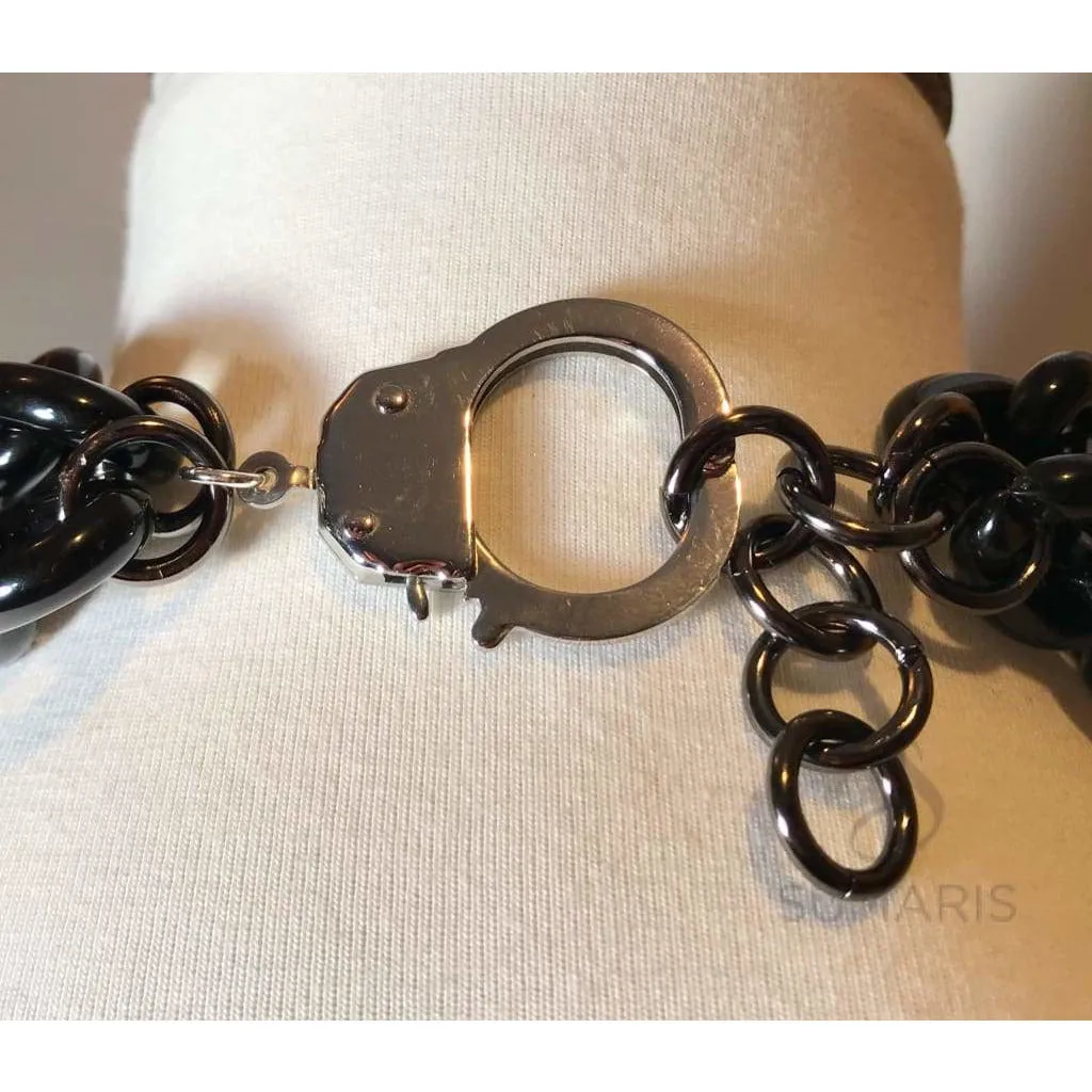 DARKNESS OOAK STATEMENT NECKLACE