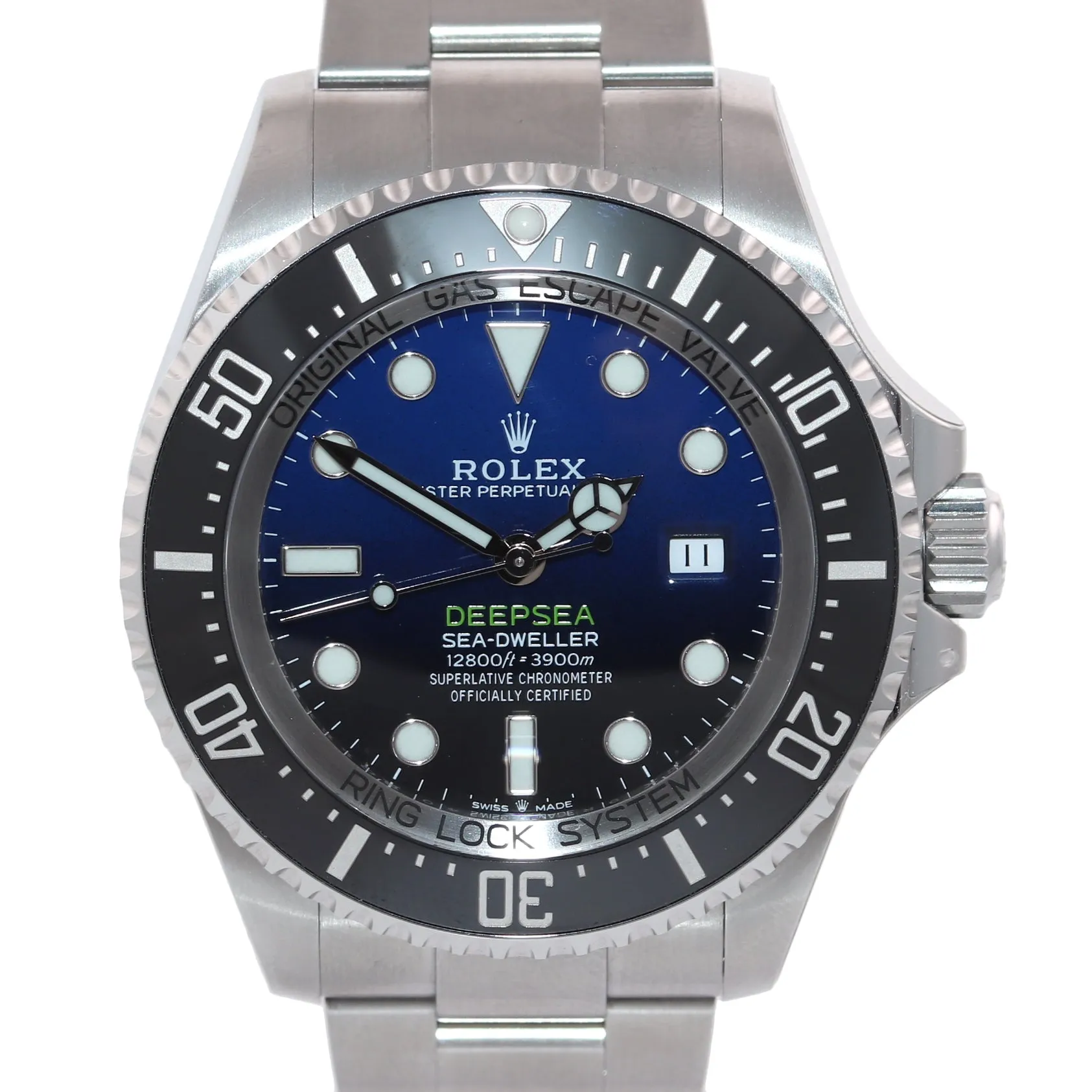 DEC 2021 PAPERS Rolex Sea-Dweller Deepsea James Cameron Blue 126660 44mm Watch