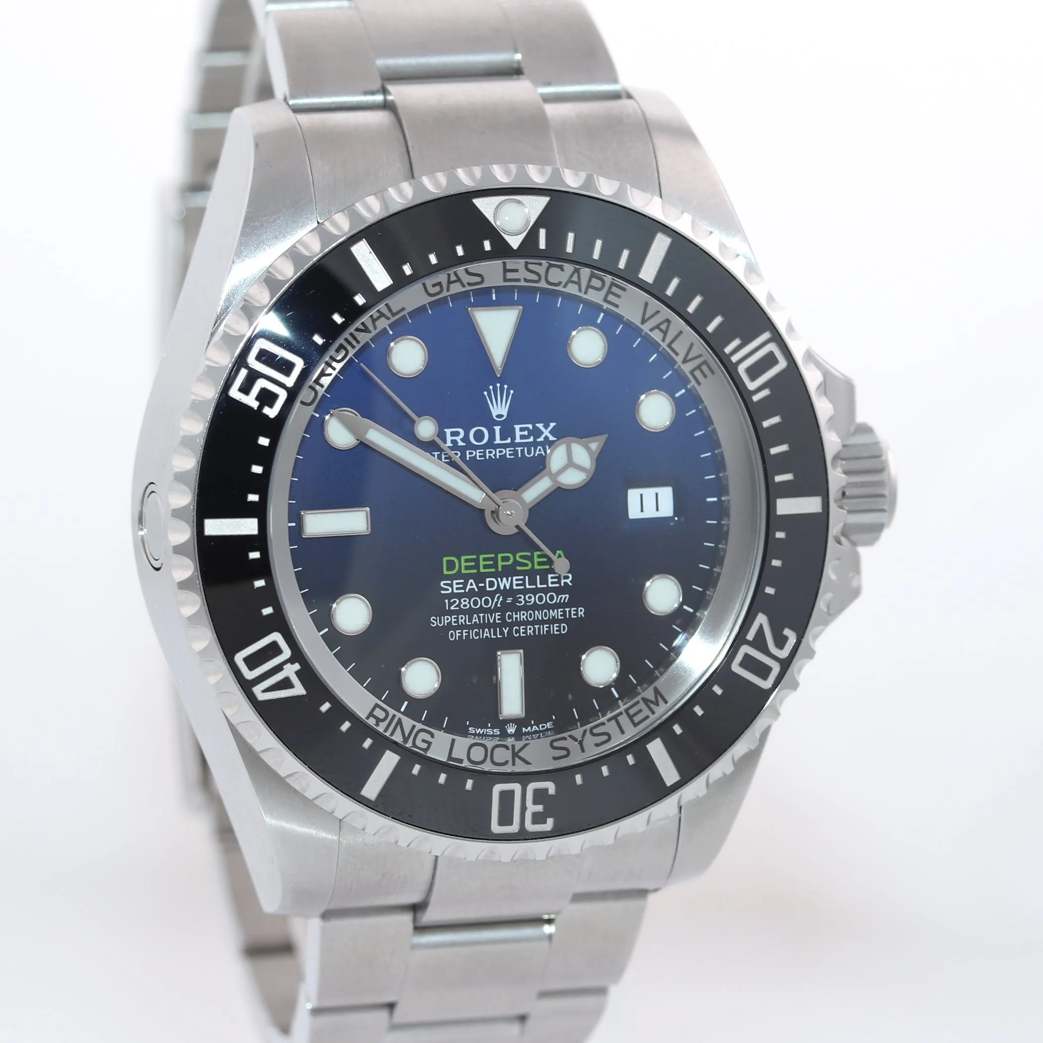 DEC 2021 PAPERS Rolex Sea-Dweller Deepsea James Cameron Blue 126660 44mm Watch