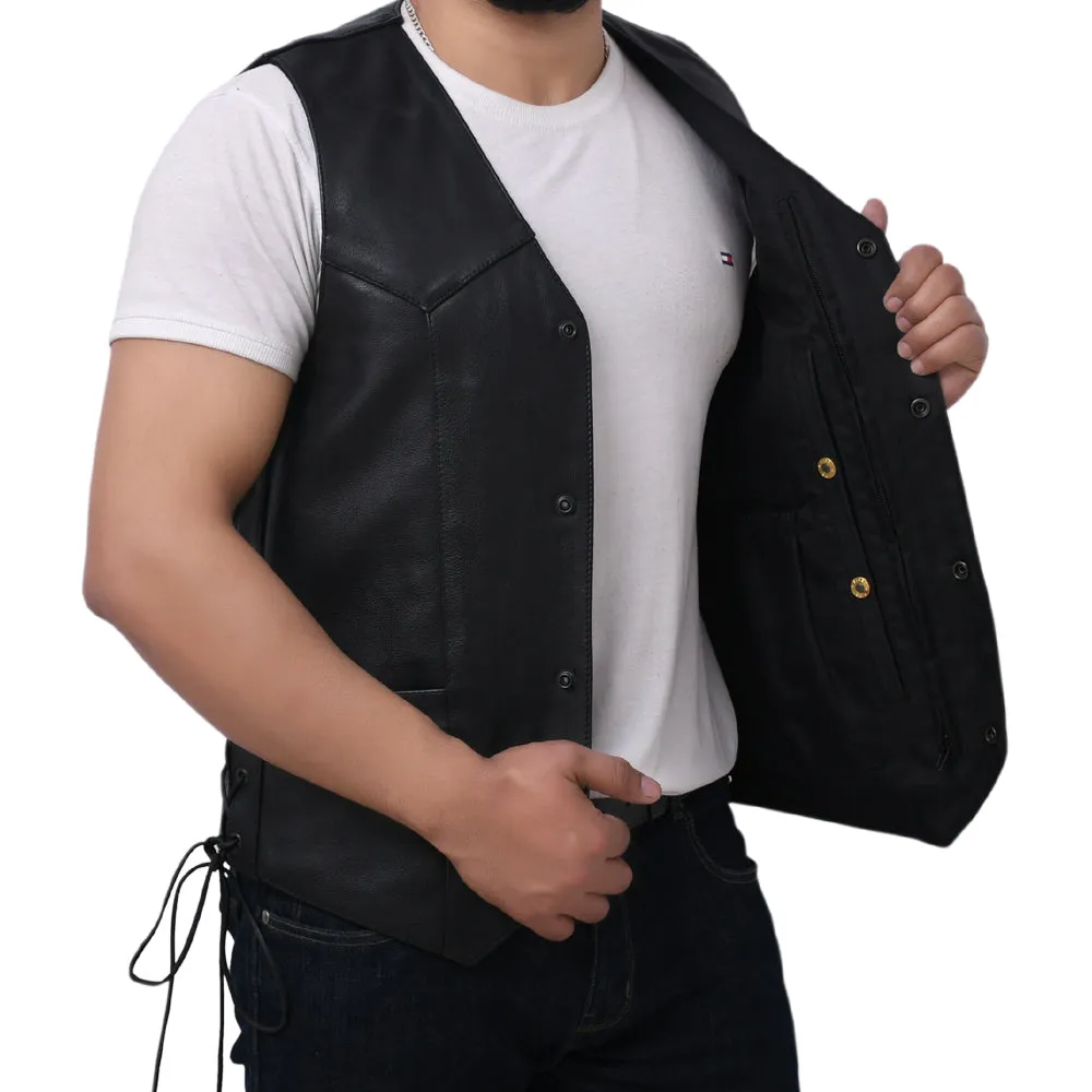 DELANEY - Motorcycle Leather Vest