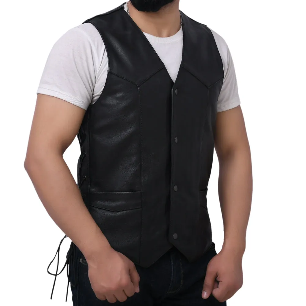 DELANEY - Motorcycle Leather Vest