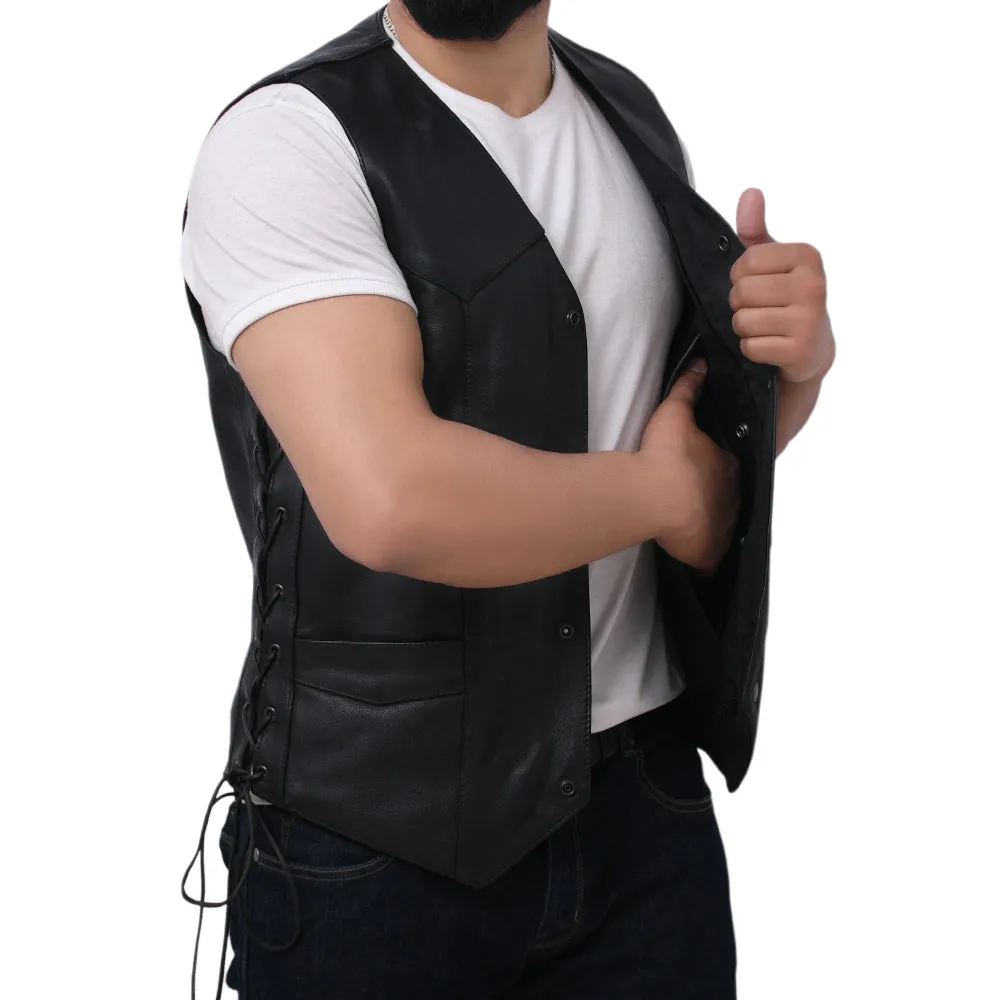 DELANEY - Motorcycle Leather Vest