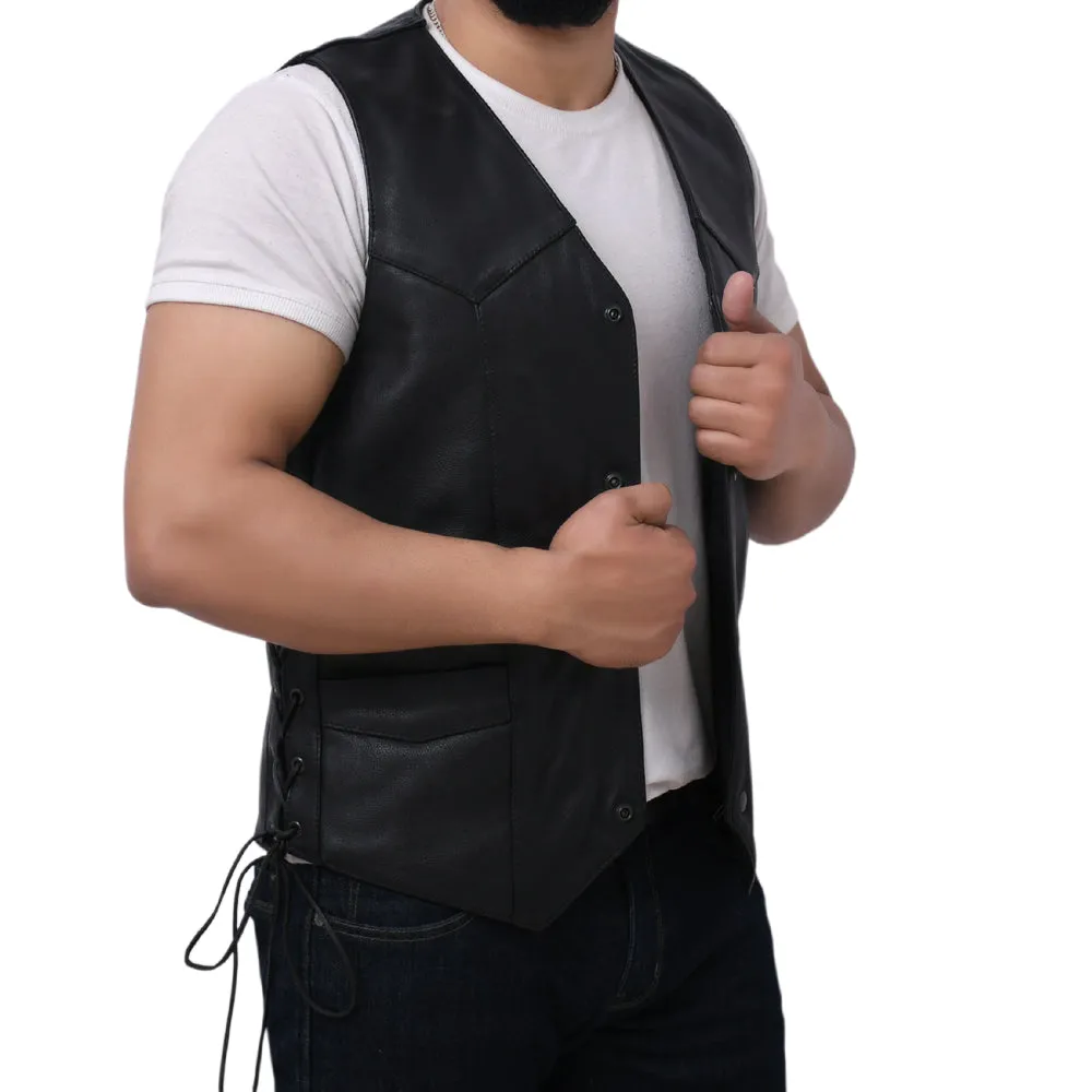 DELANEY - Motorcycle Leather Vest