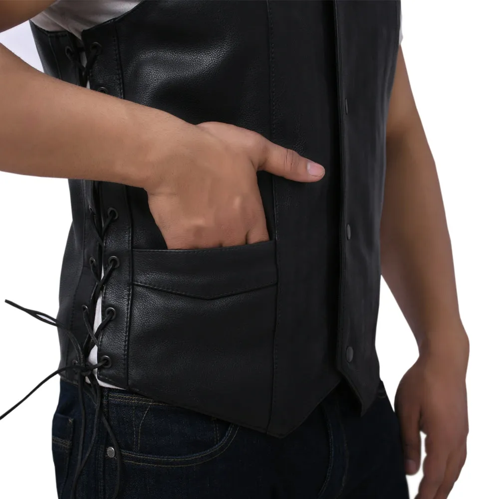 DELANEY - Motorcycle Leather Vest