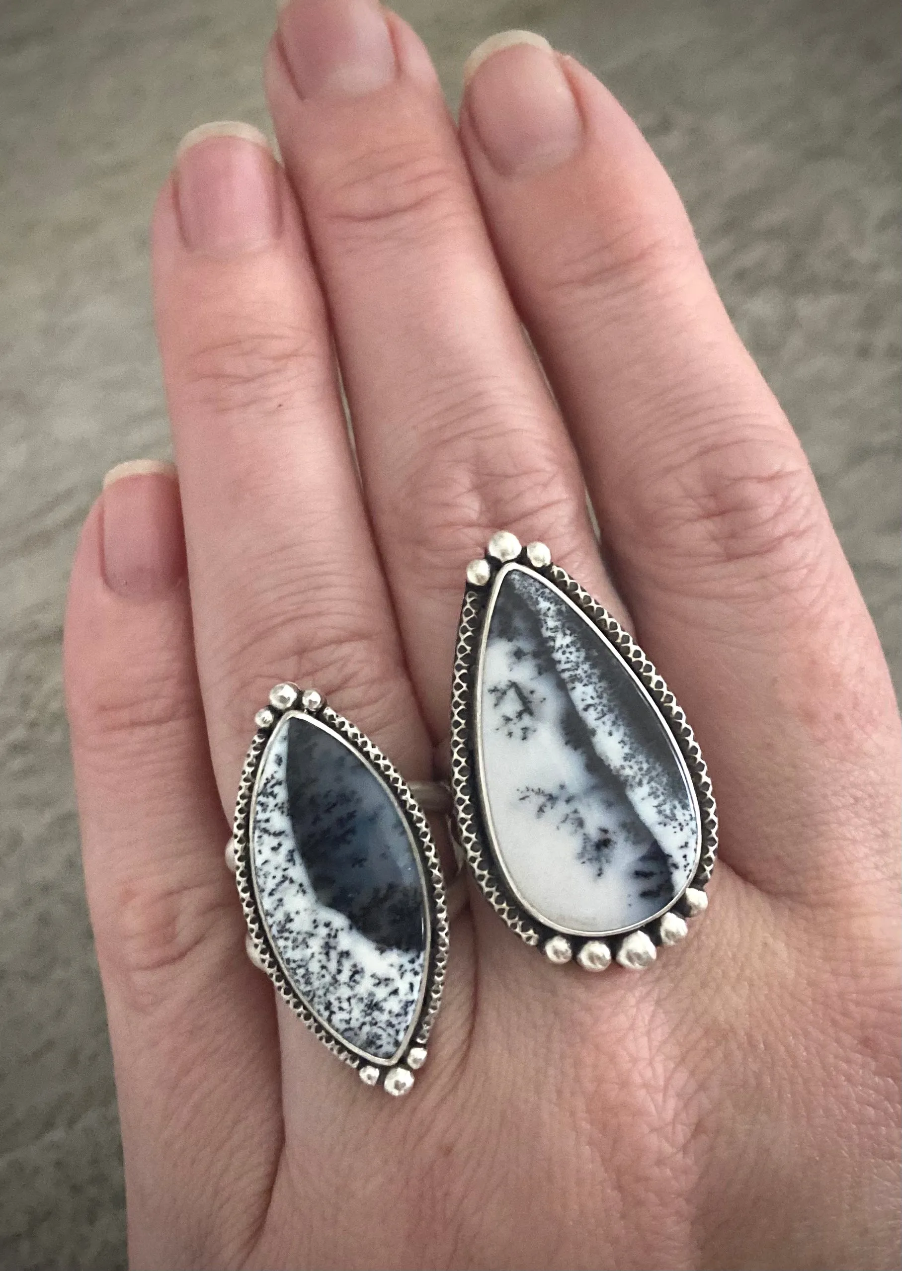 Dendrite Agate Ring