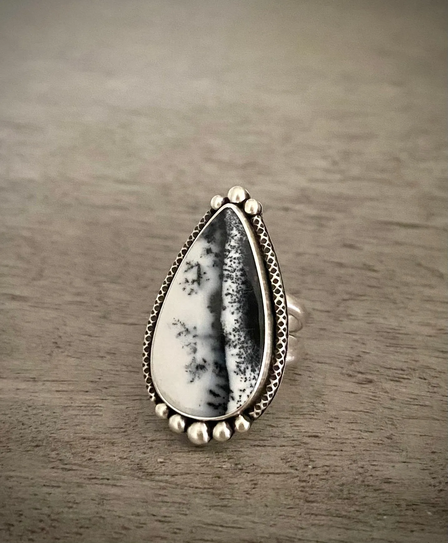 Dendrite Agate Ring