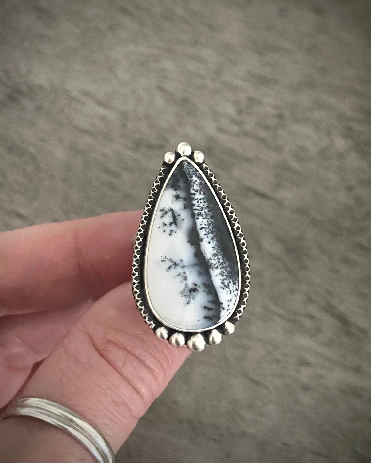 Dendrite Agate Ring