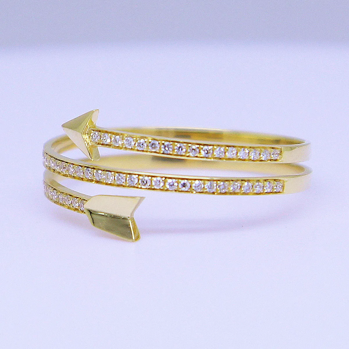 Diamond Cupid's Arrow Wrap Ring