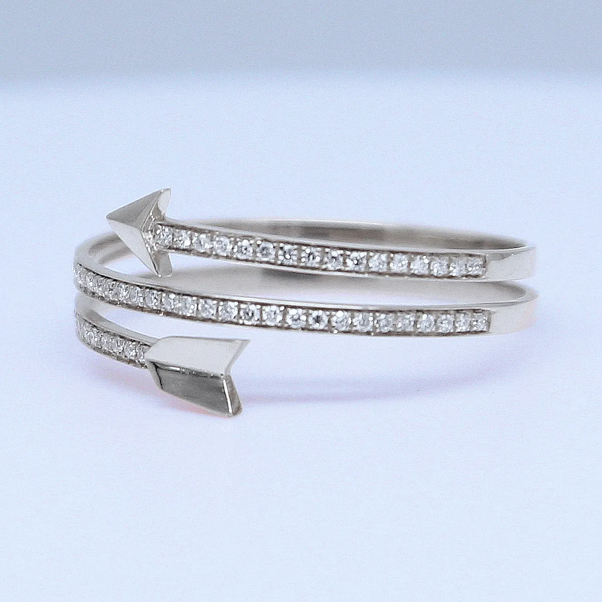 Diamond Cupid's Arrow Wrap Ring