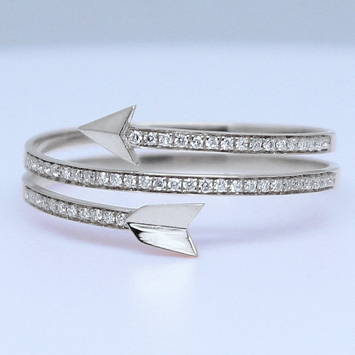 Diamond Cupid's Arrow Wrap Ring