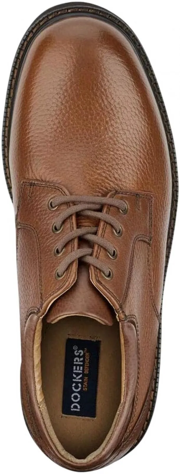 Dockers Mens Shelter Synthetic Leather Rugged Casual Oxford Dark Tan Brown 11.5W