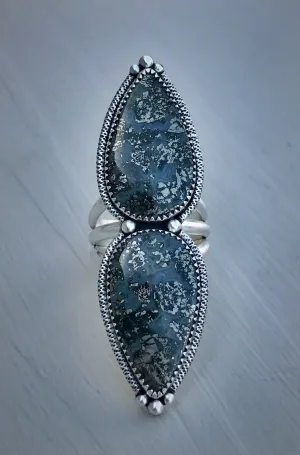 Double Marcasite Ring