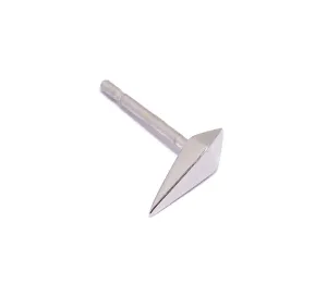 Double Pyramid Spike Stud Earring