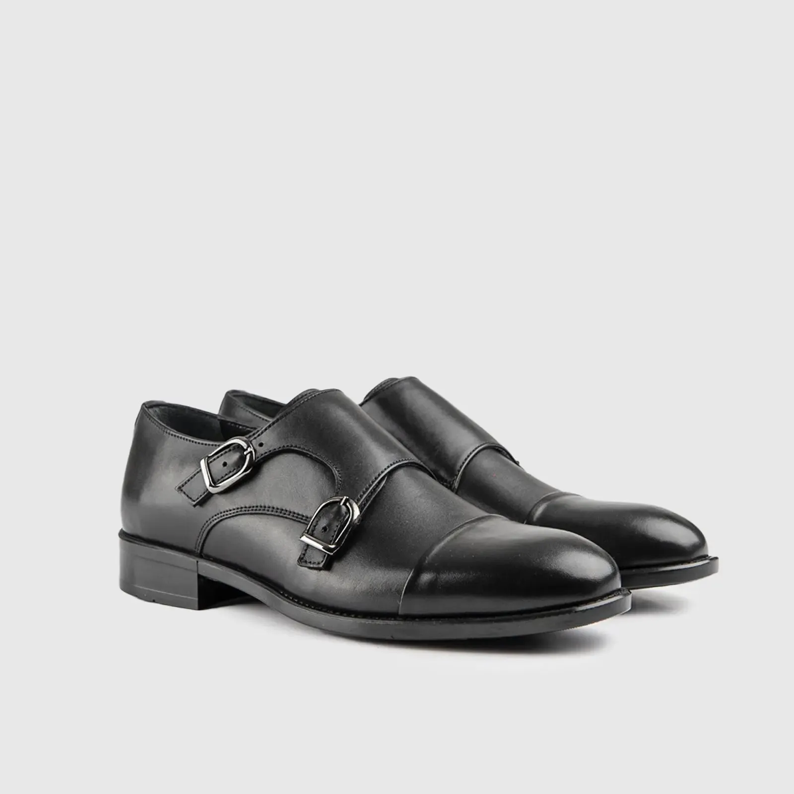 Dress Double Monk Loafers Black 9769/1