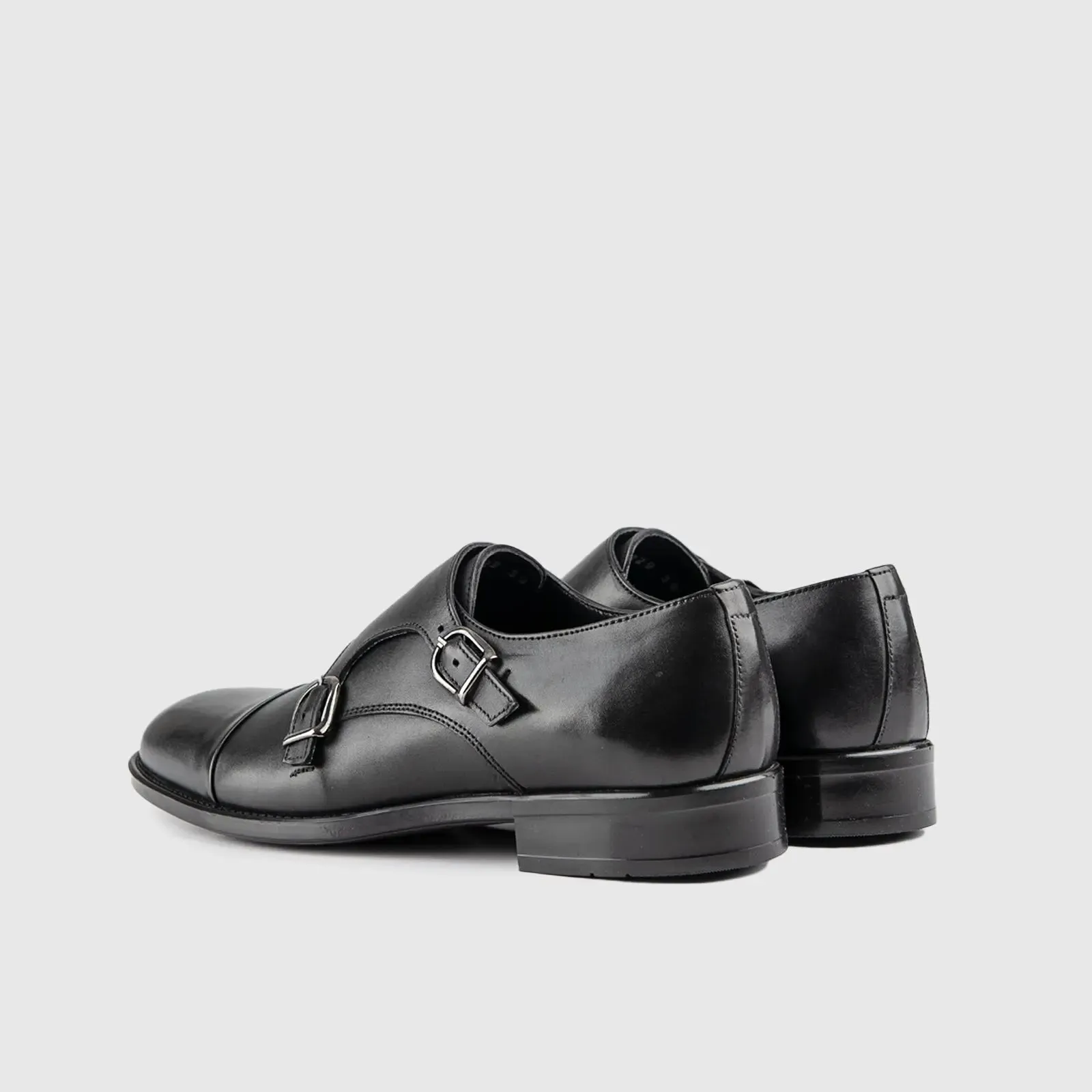 Dress Double Monk Loafers Black 9769/1