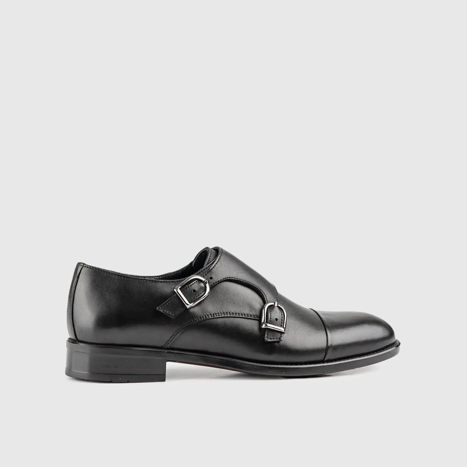 Dress Double Monk Loafers Black 9769/1