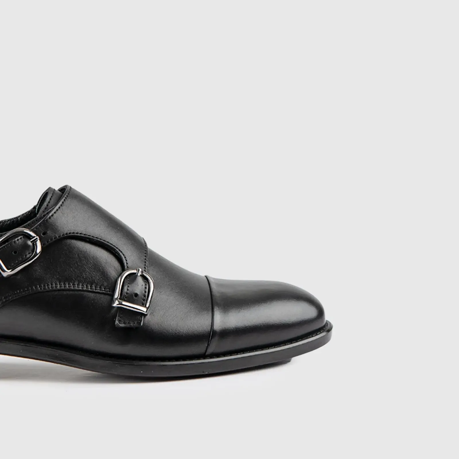 Dress Double Monk Loafers Black 9769/1