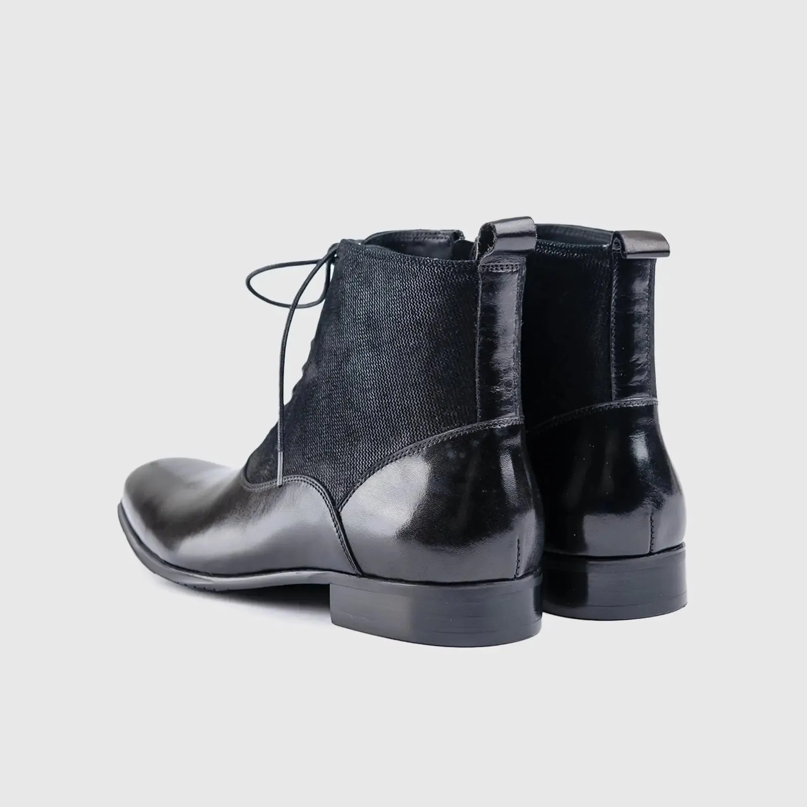 Dress Oxfords Boots Black EL039