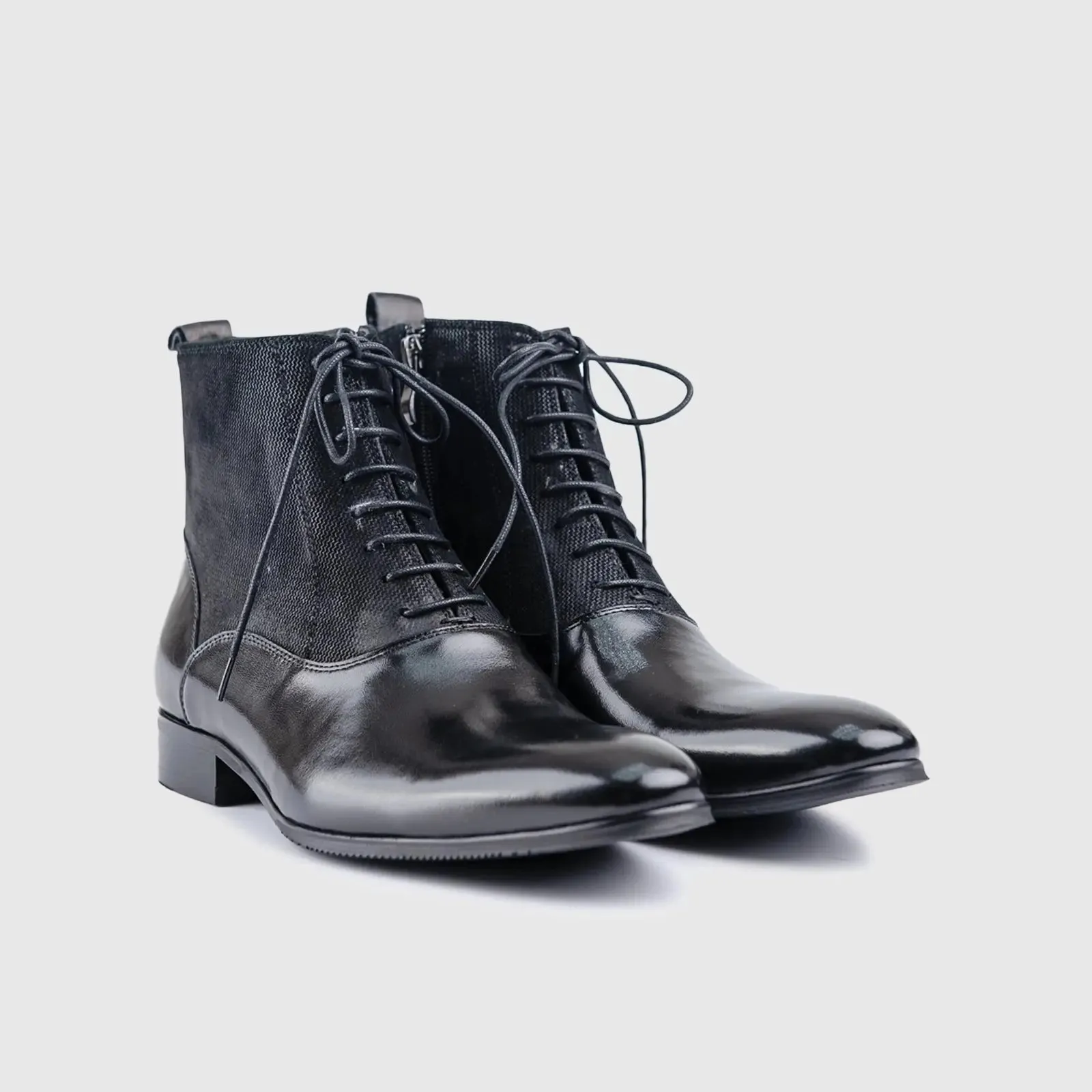 Dress Oxfords Boots Black EL039