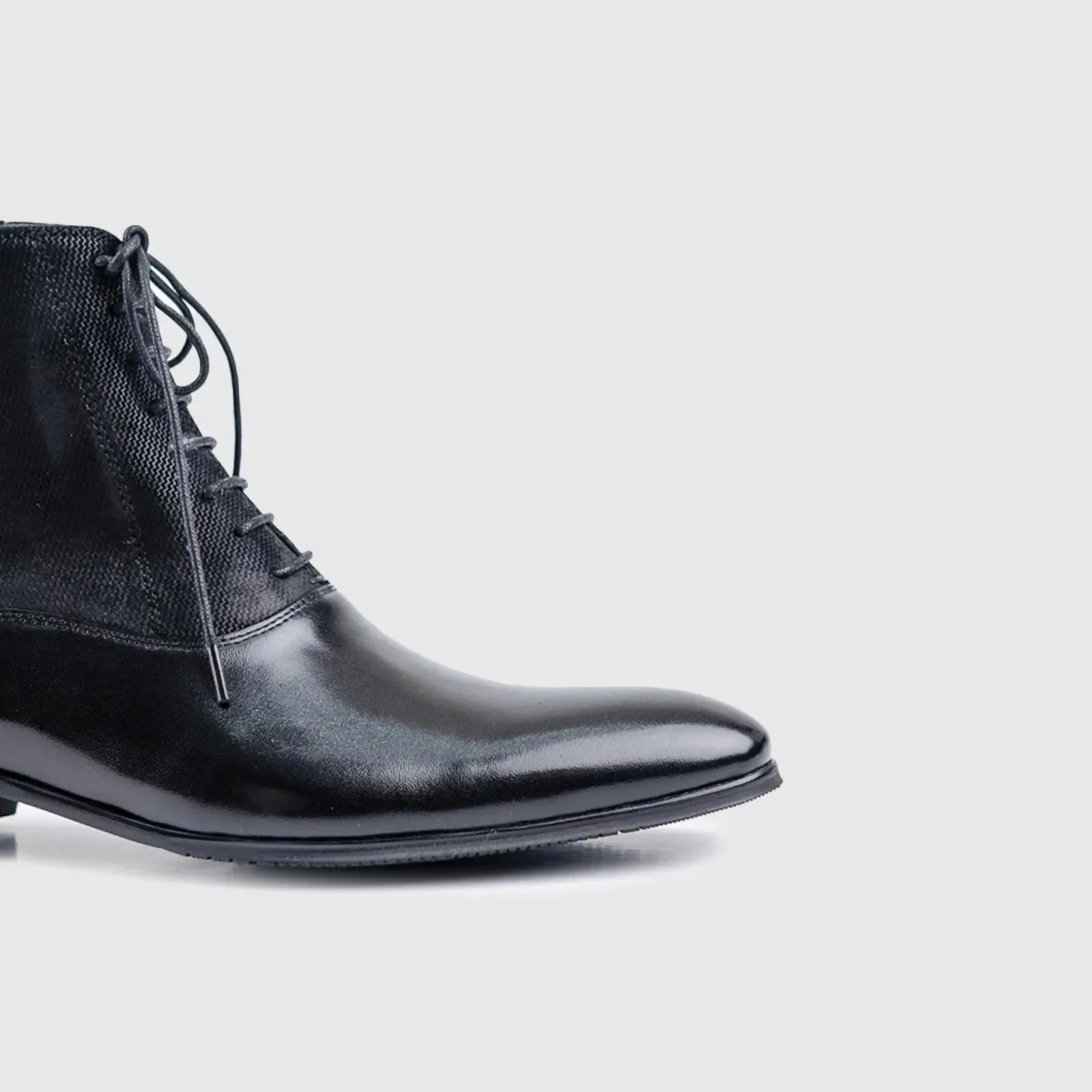 Dress Oxfords Boots Black EL039